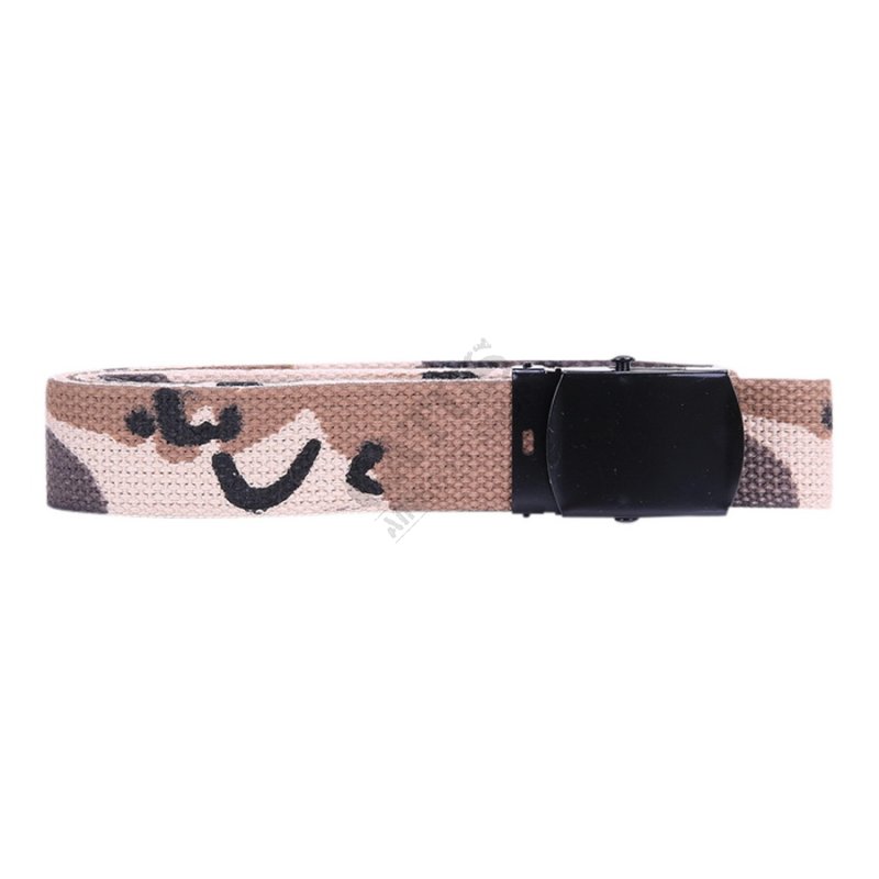 Tactical belt with black buckle 130cm Fostex Desert 