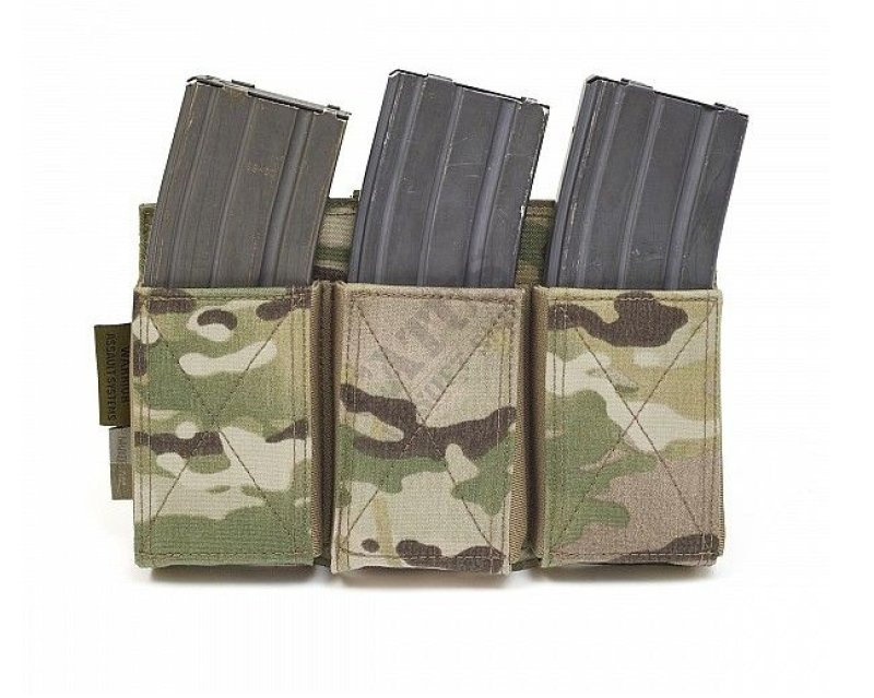 MOLLE triple elastic pouch for M4 magazines Warrior Multicam 