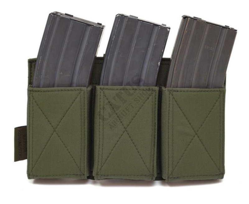 MOLLE triple elastic pouch for M4 magazines Warrior Oliva 