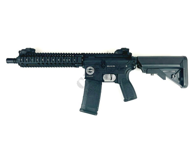 EPeS airsoft gun SERGEANT AR15 MK18 10.5” Delta Armory Fekete 
