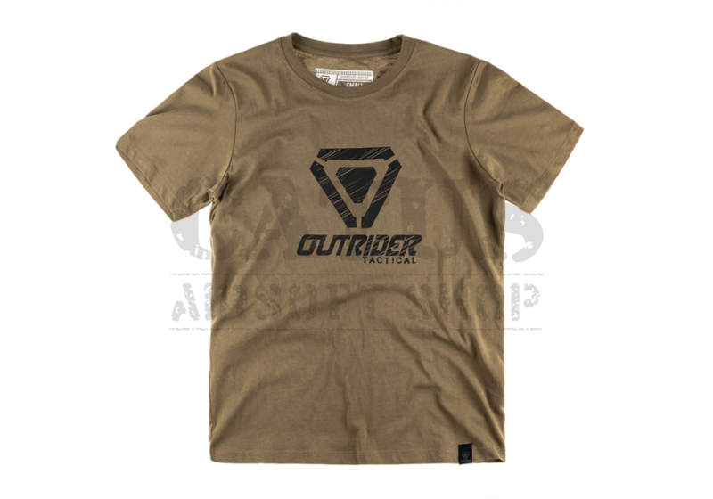 OT Scratched Logo Tee short sleeve T-shirt Outrider Crocodile M