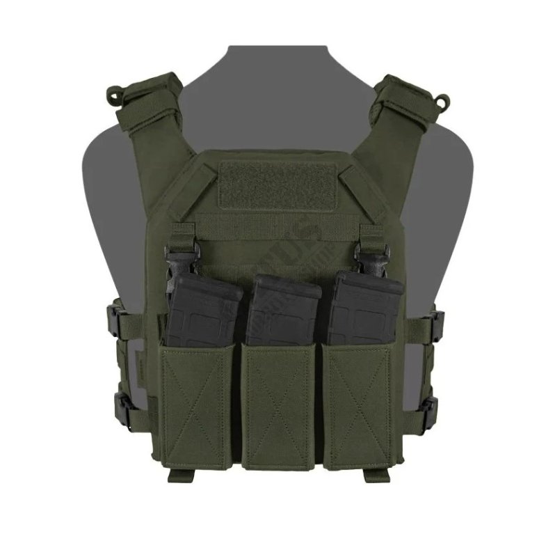 Tactical vest Recon Plate Carrier with Detachable Mag Panel Warrior Oliva M