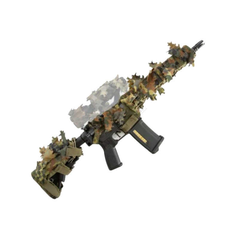 Camouflage gun cover SSR4 / SSR15 3D Camo Cover Novritsch Flecktarn 