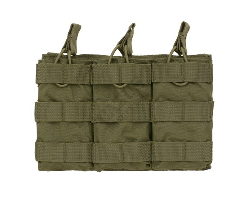 MOLLE Triple open pouch for M4 magazines 8FIELDS Oliva 
