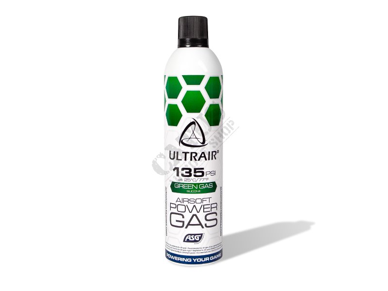 Airsoft gas Green Gas UltraAir Power with silicone 135 psi 570ml ASG  
