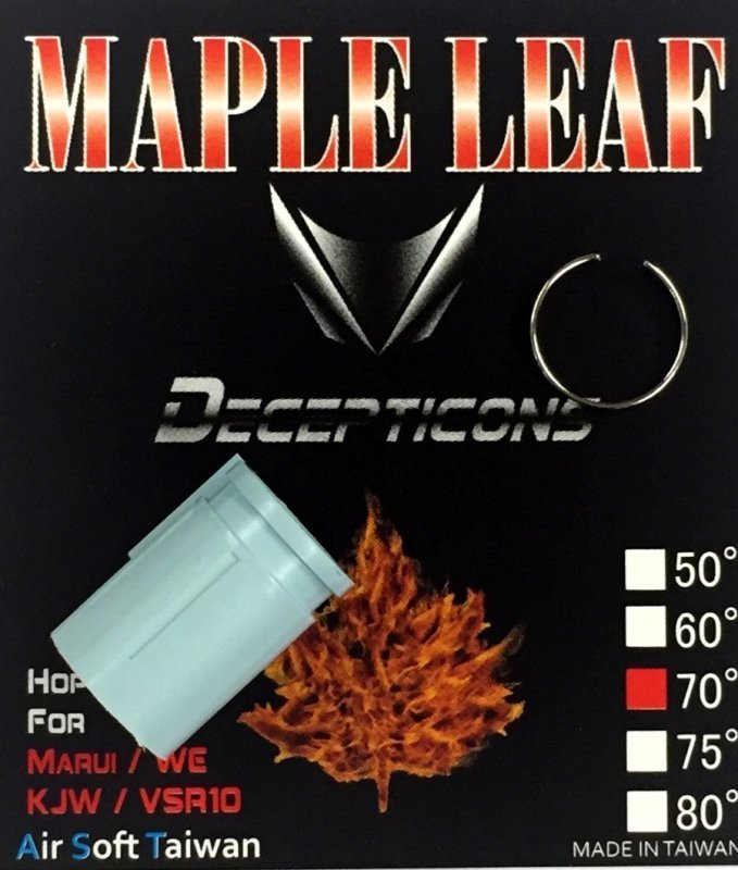 Airsoft Hop-up bucking Decepticons 70° Maple Leaf Kék 