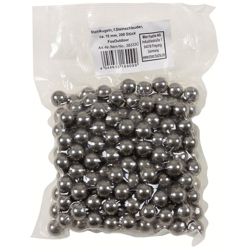 Steel balls for slingshot 10mm 200pcs MFH  