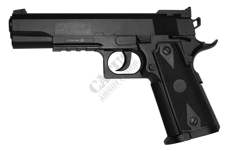Swiss Arms P1911 Match 4,5mm CO2 NBB légpisztoly Fekete 