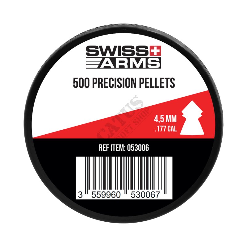 Pointed Pellets cal. 4,5mm 500 pcs Swiss Arms  