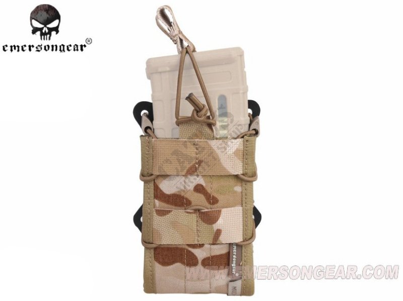 MOLLE Double Open Modular Pouch for M4 magazines Emerson Multicam Arid 
