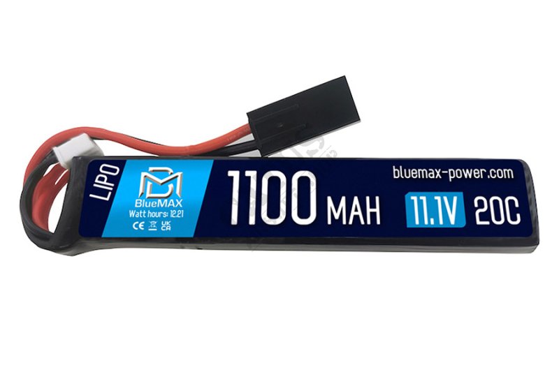 BlueMaxLiPo 11,1V 1100mAh 20C Tamiya airsoft akkumulátor  