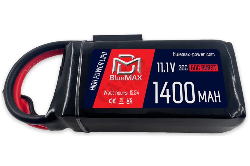 BlueMax LiPo 11,1V 1400mAh 30C Tamiya Mini Brick airsoft akkumulátor  