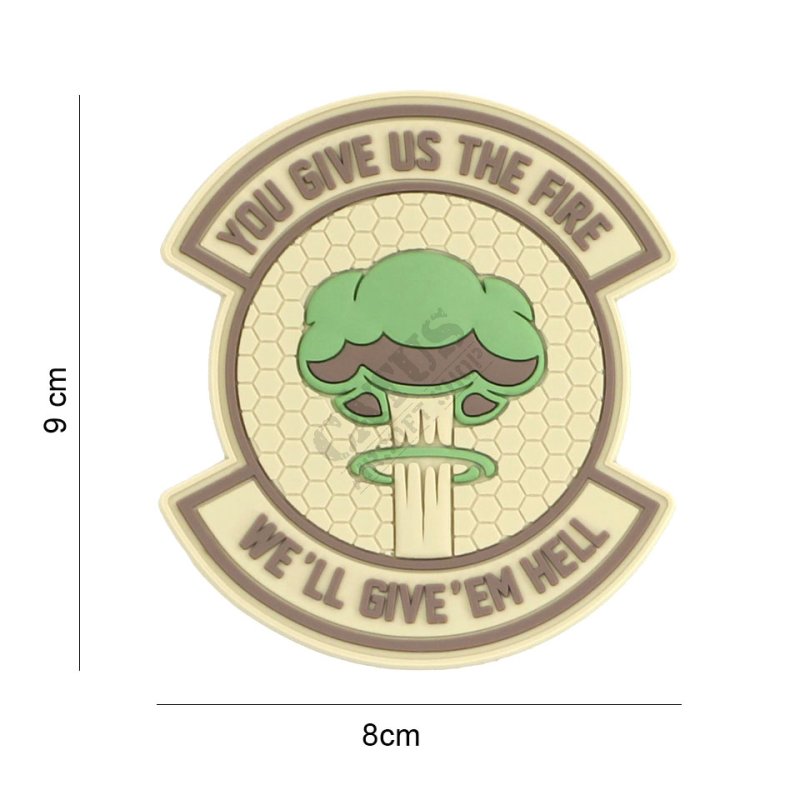 3D velcro patch We give 'em hell 101 INC  