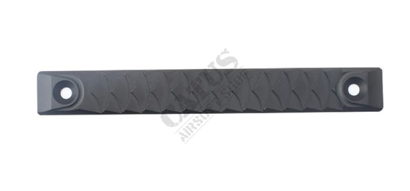 Airsoft cover for Keymod/M-lok rail RS CNC long Metal Fekete típusú DR 