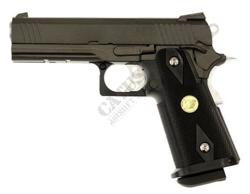 WE GBB Hi-Capa 4.3 typ 13 Green Gas airsoft pisztoly Fekete 