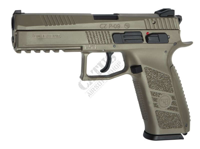 ASG GBB CZ P-09 Green Gas airsoft pisztoly Dark Earth 