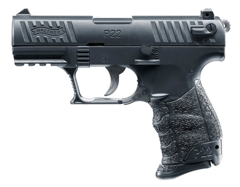 Umarex Walther P22Q fém szán manuális airsoft pisztoly Fekete 