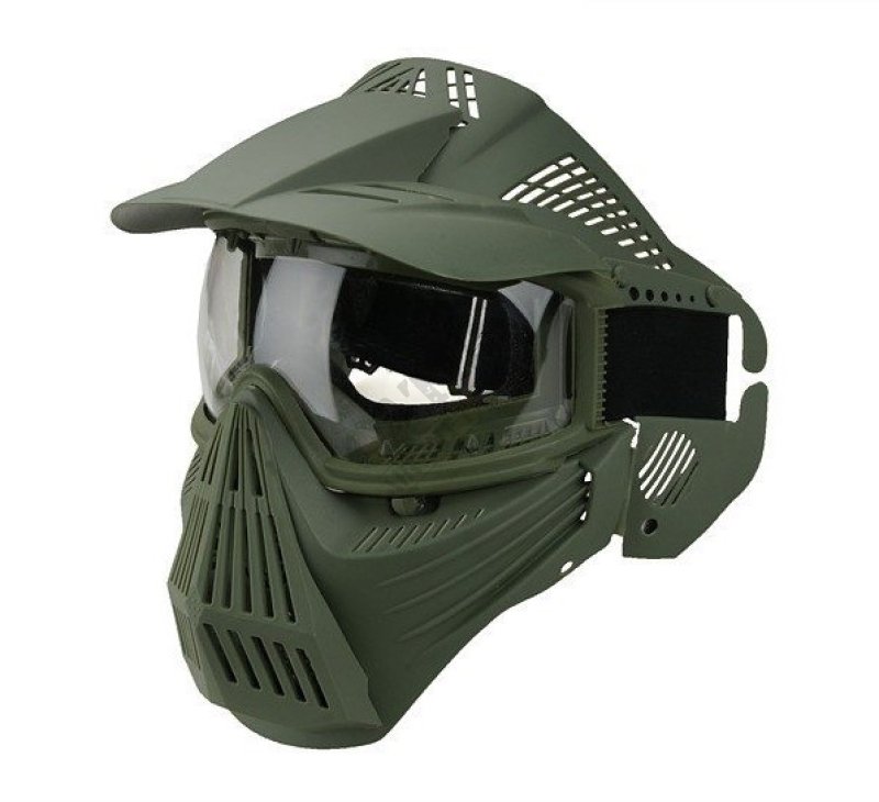 Protective mask Guardian glass v.2 Guerilla Tactical Oliva 