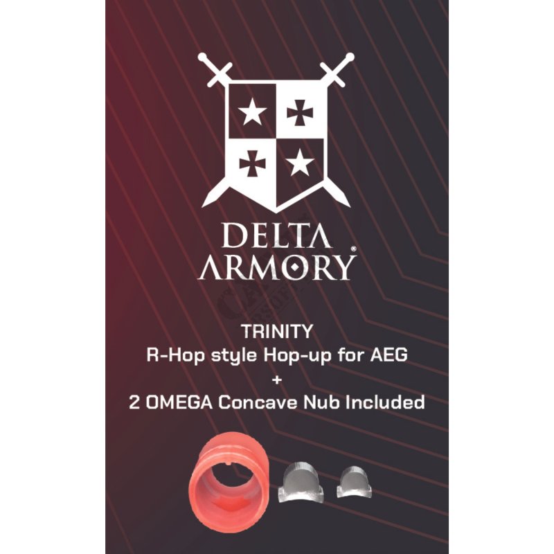 Airsoft Hop-Up bucking, 2x Omega NUB TRINITY Delta Armory  