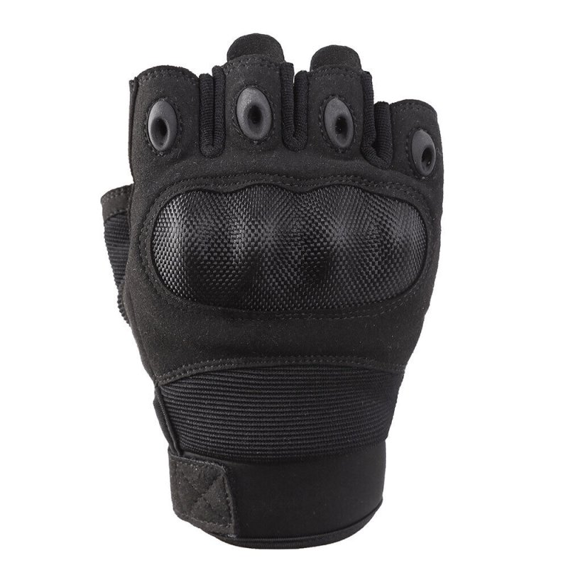 Tactical Gloves Half Finger Emerson Fekete XXL