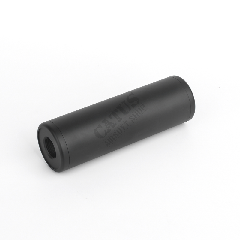 Airsoft hangtompító 100x32mm Smooth Style Fém fekete