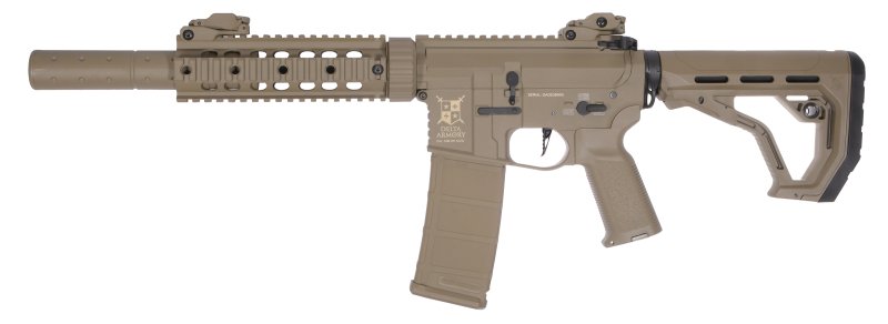 Delta Armory airsoft fegyver AR15 SilentOps 7" EAGLE Charlie Full Tan 